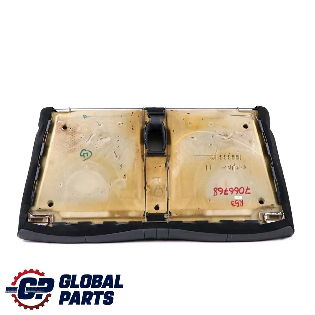 BMW Mini Cooper S R53 Rücksitzbank Sofa Bezug Sitz Leder Schwarz - SKU 7066768 - Teilenummer 7066768