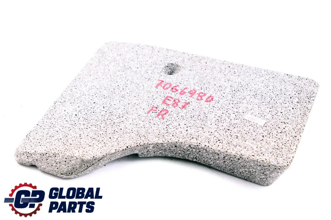 BMW 1 3 Series E81 E87 E90 E91 Footwell Front Right O/S Foam Inserts - SKU 7066980 - Part number 7066980