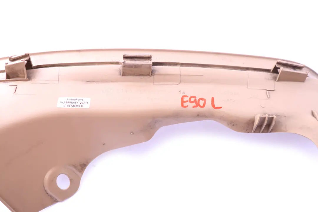 Door Sill Strip BMW E90 E90N E91 E91N Cover Trim Rear Left N/S Beige to with Part number 7066991 Door Sill Strip BMW E90 E90N E91 E91N Cover Trim Rear Left N/S Beige - SKU 7066991 - Part number 7066991
