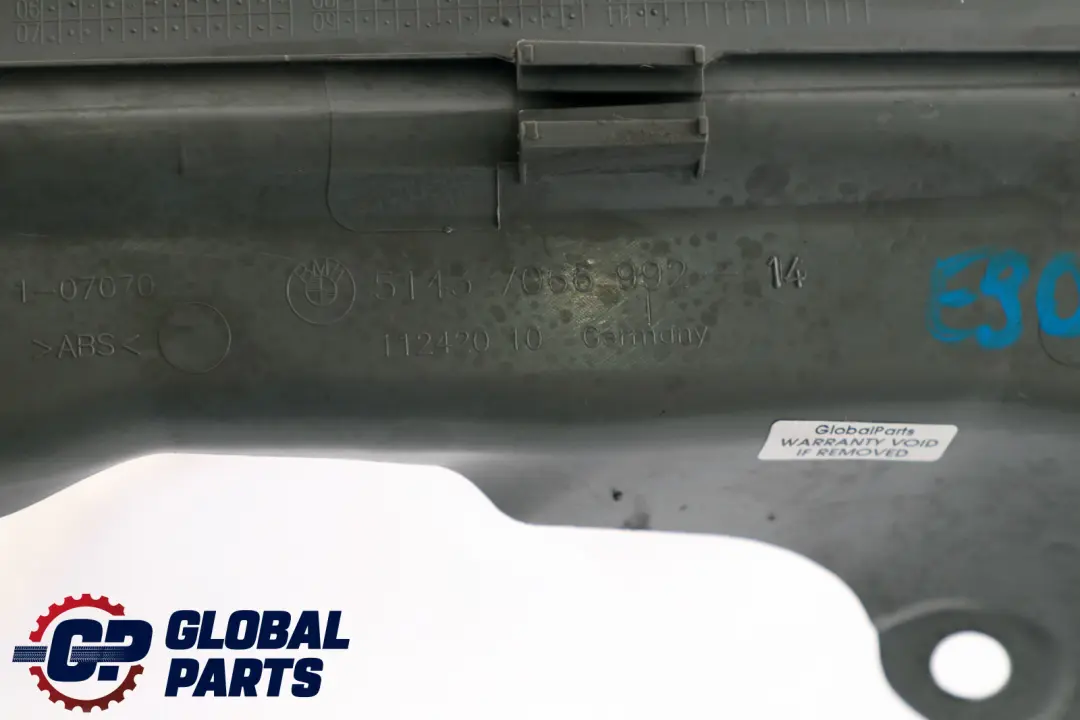 BMW E90 E90N E91 E91N Liston De umbral De puerta trasera derecha Grau Gris - SKU 7066992-1 - Número de pieza 7066992