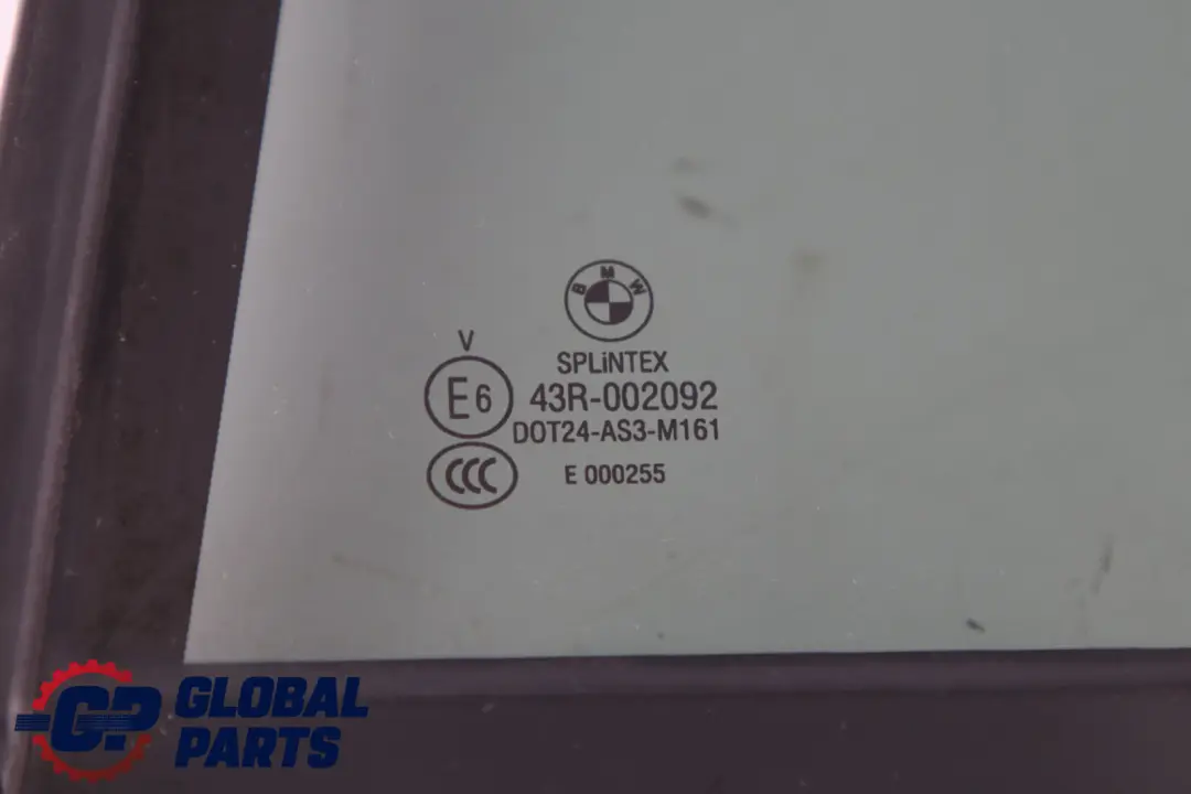 Fenêtre Latérale Fixe Gauche Porte Arrière AS3 pour BMW 5 E60 à propos du numéro de pièce 7067061 BMW 5 E60 Fenêtre Latérale Fixe Gauche Porte Arrière AS3 - SKU 7067061 - Numéro de pièce 7067061