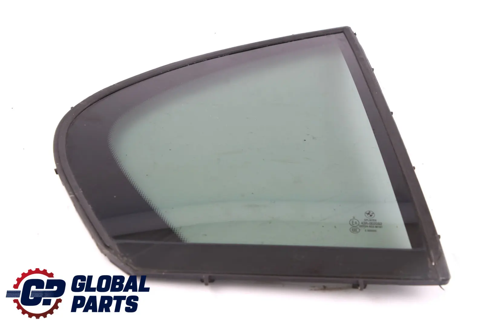 BMW E60 Side Fixed Window Glass Tinted Green Door Rear Right O/S AS3