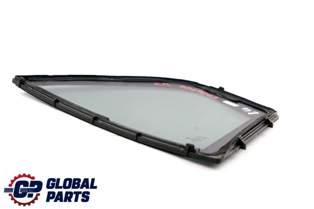 Side Fixed Window Glass Tinted Green Door Rear Right O/S AS3 to BMW E60 with Part number 7067062 BMW E60 Side Fixed Window Glass Tinted Green Door Rear Right O/S AS3 - SKU 7067062 - Part number 7067062