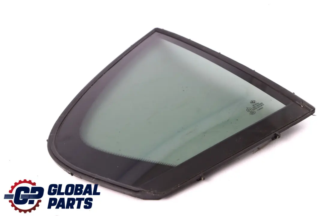 BMW E60 Ventana fija vidrio tintado verde puerta trasera derecha AS3 - SKU 7067062 - Número de pieza 7067062