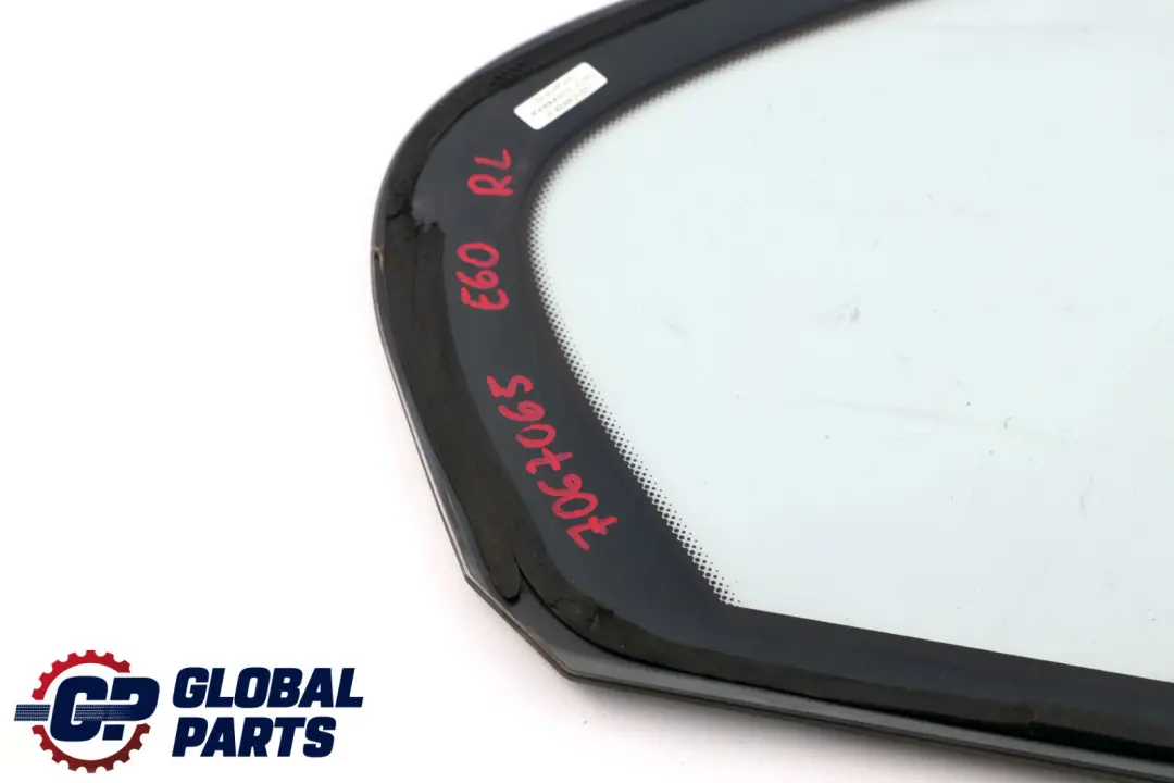 BMW E60 Doppio Finestrino Verde Stretto Portiera Posteriore SX AS2 - SKU 7067065 - Numero di parte 7067065