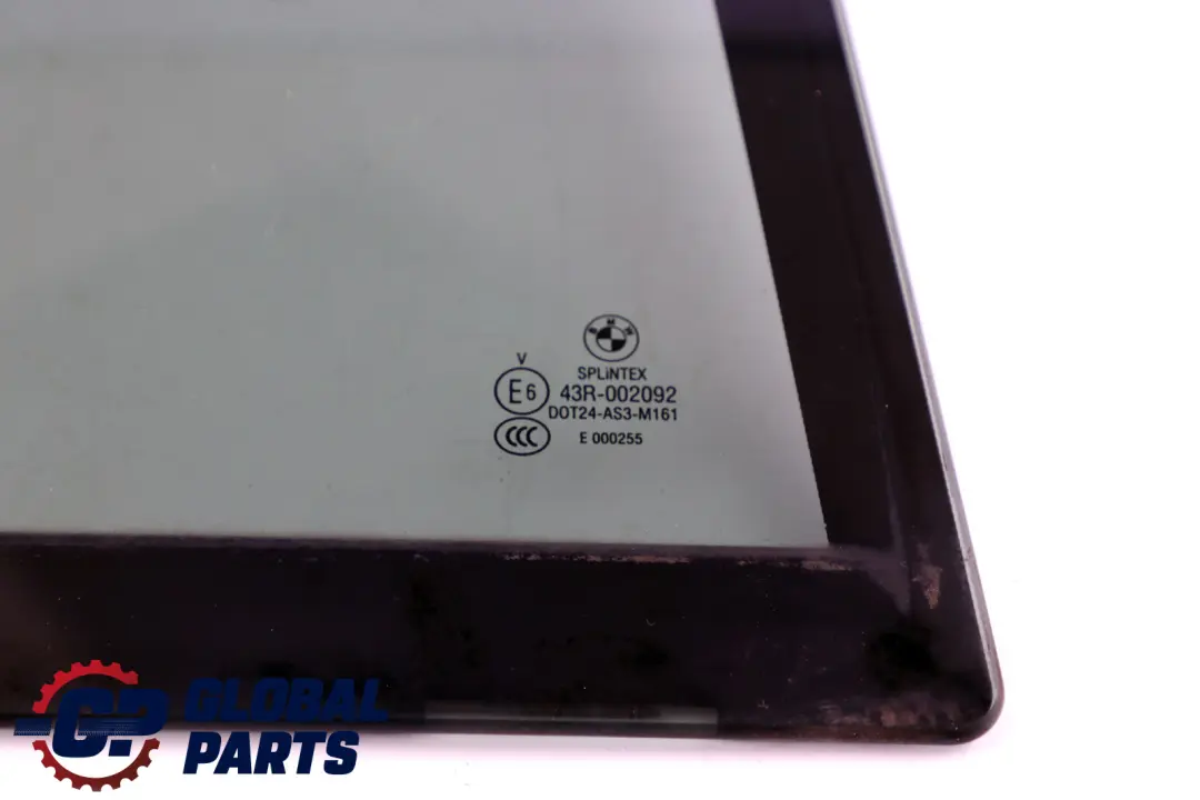 BMW E61 E61N LCI Ventana Lateral Fija Vidrio Verde Puerta Trasera Derecha AS3 - SKU 7067094 - Número de pieza 7067094