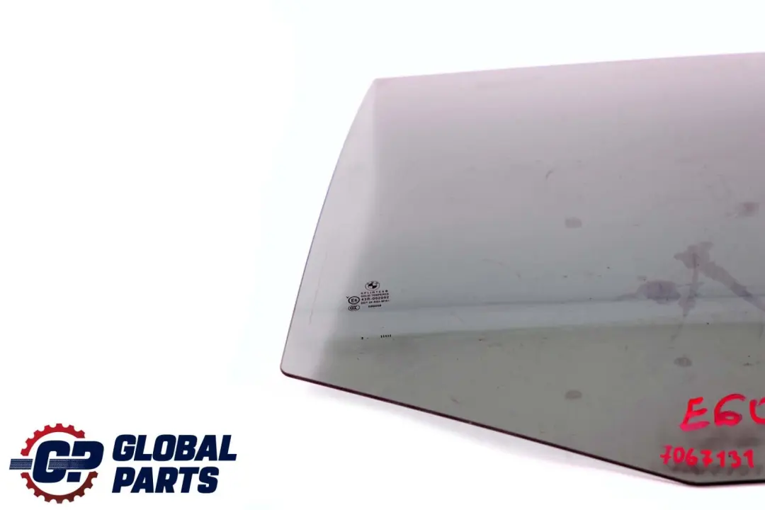 Side Window Green Glass Door Rear Left N/S AS3 to BMW E60 with Part number 7067131 BMW E60 Side Window Green Glass Door Rear Left N/S AS3 - SKU 7067131 - Part number 7067131