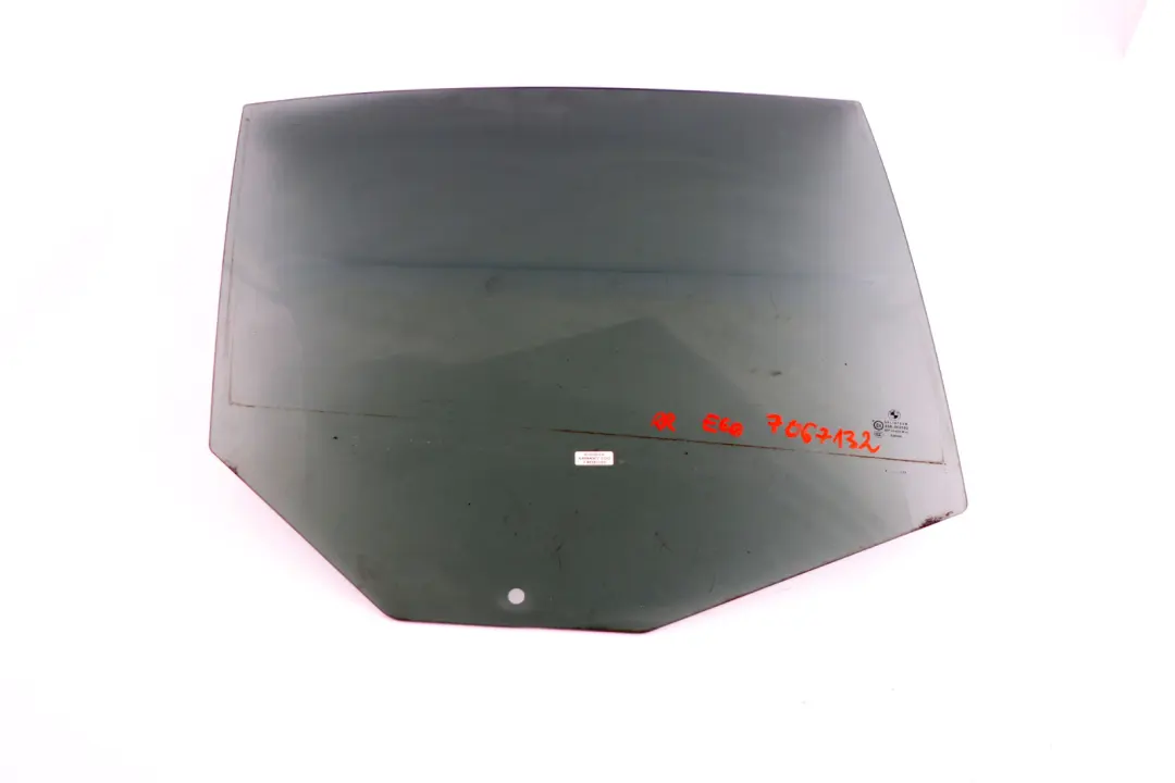 BMW 5 Series E60 Saloon Side Window Green Glass Door Rear Right O/S AS3 - SKU 7067132 - Part number 7067132