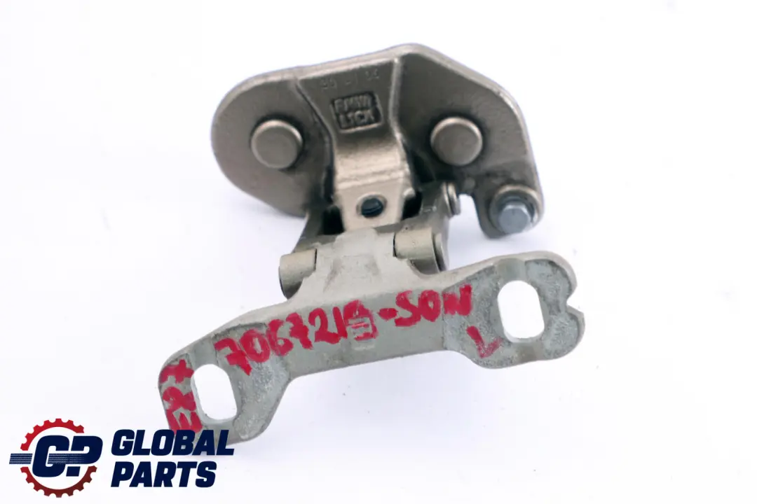 Left Trunk Lid Hinge Tailgate N/S Sonora Metallic to BMW 1 Series E81 E87 E87N LCI with Part number 7067219 BMW 1 Series E81 E87 E87N LCI Left Trunk Lid Hinge Tailgate N/S Sonora Metallic - SKU 7067219-SON - Part number 7067219