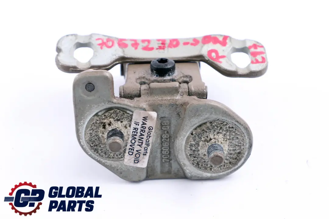 Right Trunk Lid Hinge O/S Sonora A23 7060626 to BMW 1 Series E81 E87 E87 LCI Rear with Part number 7067220 BMW 1 Series E81 E87 E87 LCI Rear Right Trunk Lid Hinge O/S Sonora A23 7060626 - SKU 7067220-SON - Part number 7067220