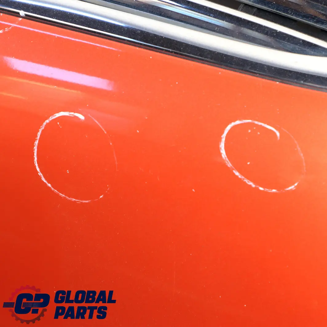 Complete Bonnet Front Hood Headlight Hot Orange to Mini Cooper One R50 R52 with Part number 7067753 Mini Cooper One R50 R52 Complete Bonnet Front Hood Headlight Hot Orange - SKU 7067753-HOT - Part number 7067753