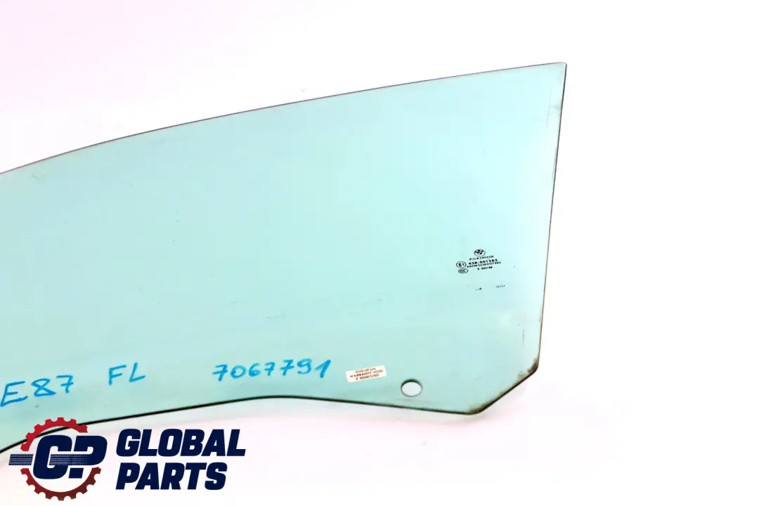 BMW E87 E87N LCI Vetro Finestra Porta Anteriore Sinistra - SKU 7067791 - Numero di parte 51337067791