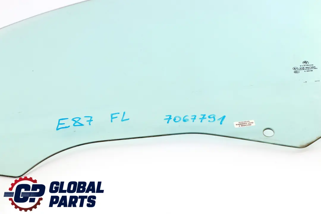 BMW E87 E87N LCI Vetro Finestra Porta Anteriore Sinistra - SKU 7067791 - Numero di parte 51337067791