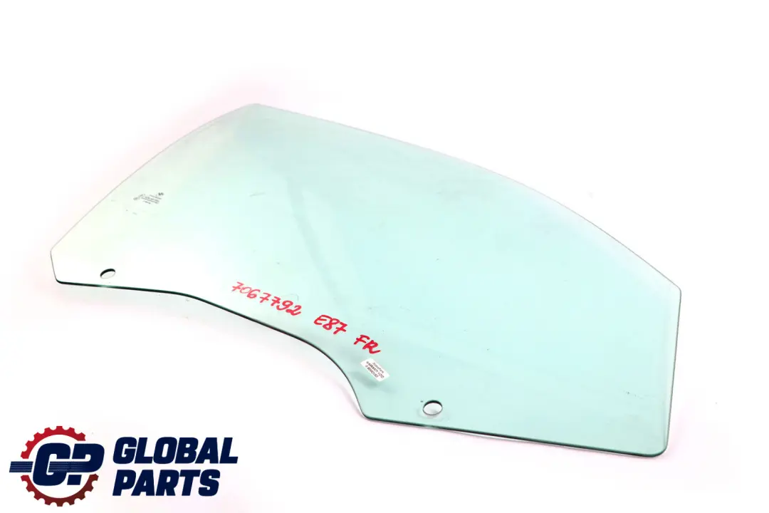 BMW E87 Front Right Driver's Side Door Window Glass O/S 5133 - SKU 7067792 - Part number 51337067792
