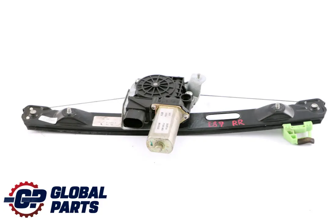 Mechanizm Podnośnik Szyby Tylny Prawy Tył do BMW E87 o numerze 7067798 BMW E87 Mechanizm Podnośnik Szyby Tylny Prawy Tył - SKU 7067798 - Numer Części 7067798