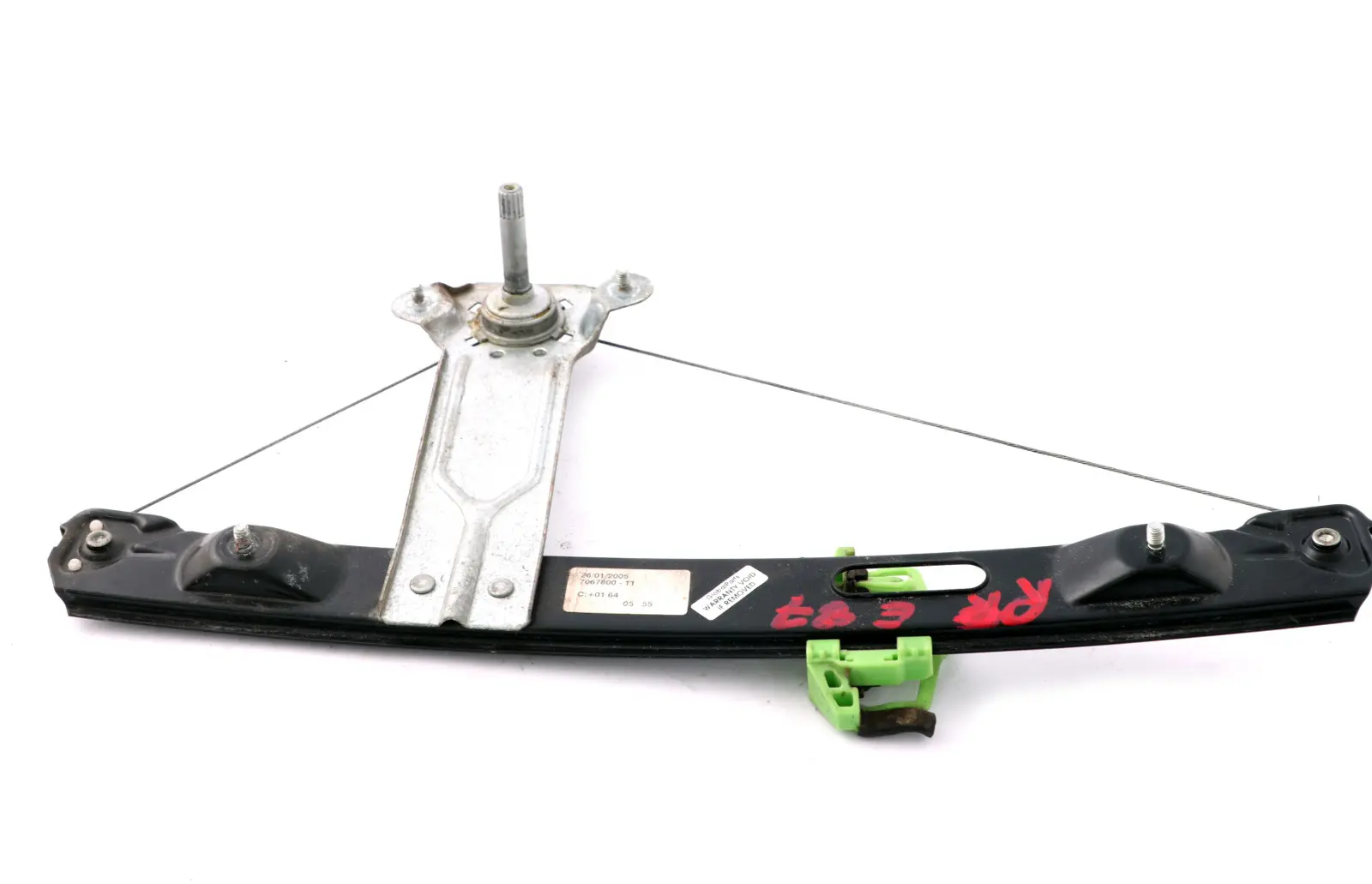 BMW E87 Window Lifter Regulator Manual Rear Right O/S 7067800