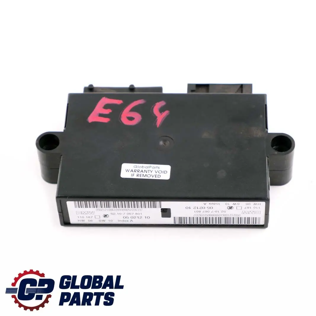 BMW 3 6 Series E46 E64 Front Seat Module Control Unit Memory - SKU 7067801 - Part number 7067801