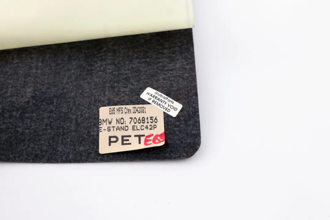 Pompe De Soutien De Siège Avant Gauche Droite Lordosis Pad pour BMW E60 E61 à propos du numéro de pièce 7068156 BMW E60 E61 Pompe De Soutien De Siège Avant Gauche Droite Lordosis Pad - SKU 7068156 - Numéro de pièce 7068156