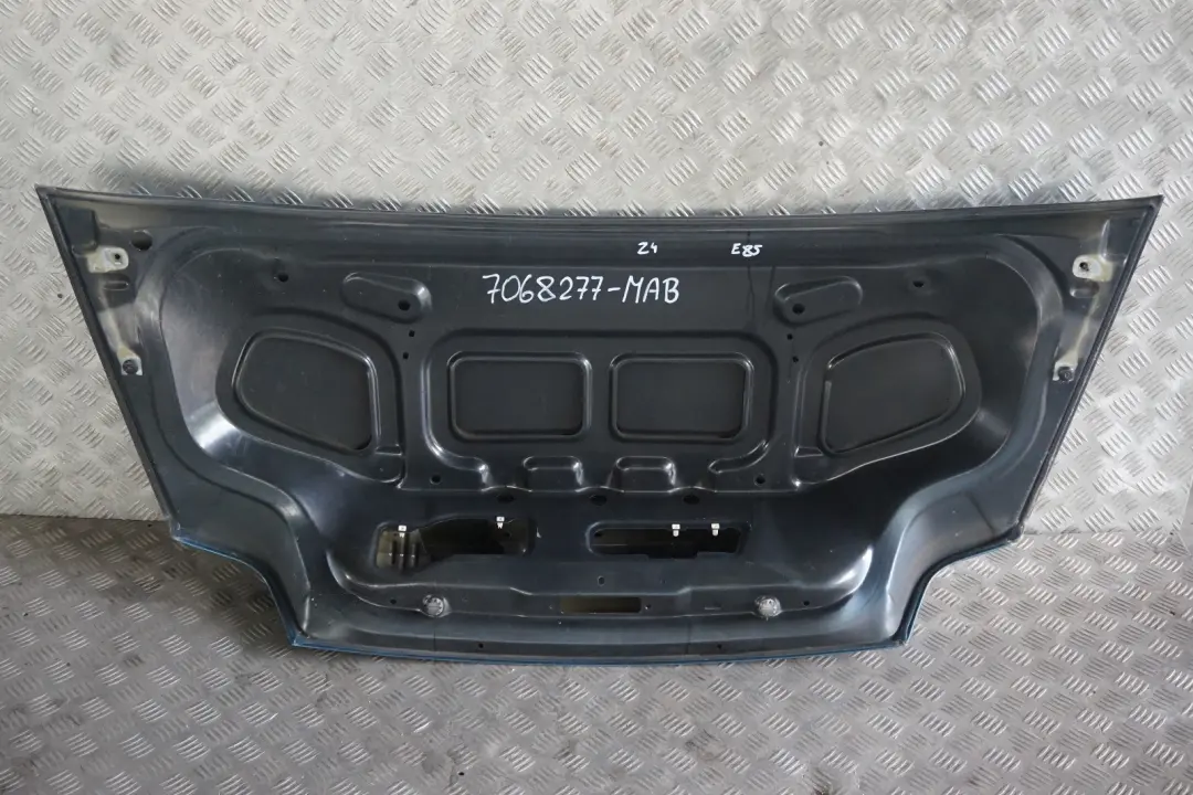  *BMW Z4 er E85 Cabrio Heckklappe Hinten Einzelteile Maledivenblau Blue Blau - SKU 7068277-MAB - Teilenummer 7068277