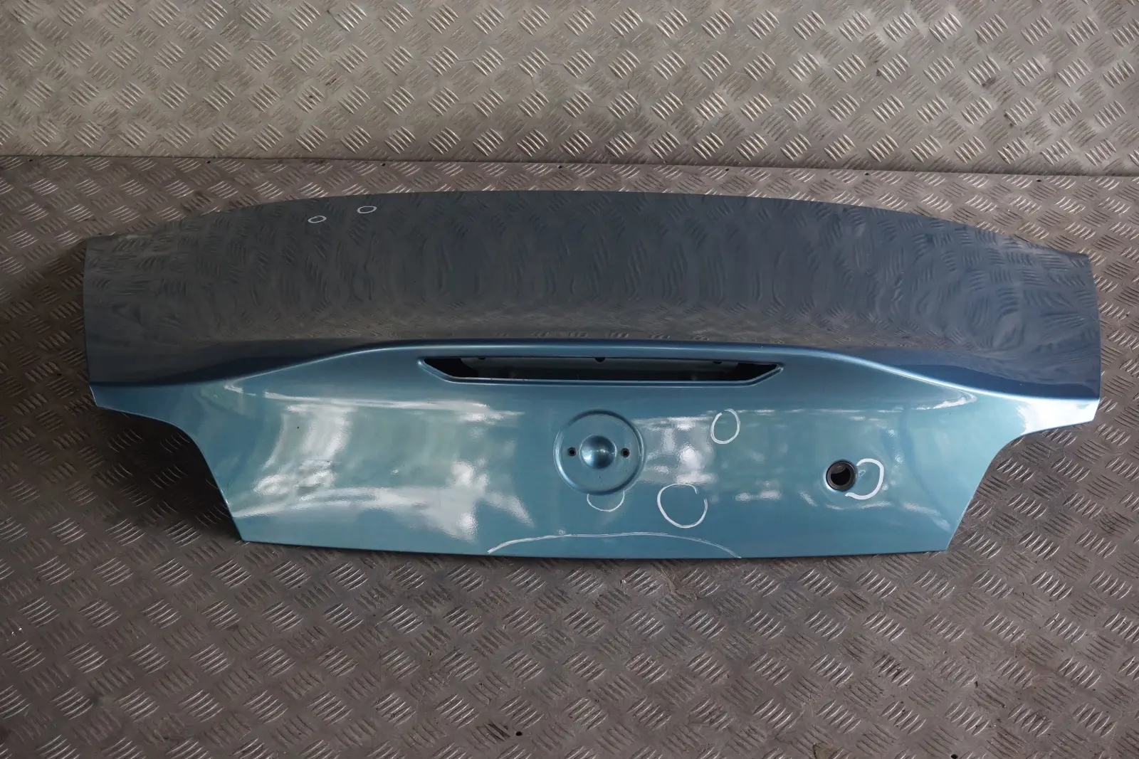 *BMW Z4 er E85 Cabrio Heckklappe Hinten Einzelteile Maledivenblau Blue Blau