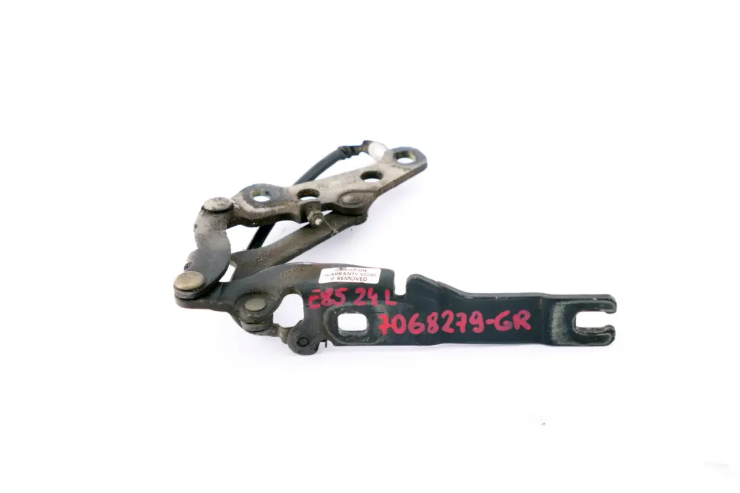 Front Letf N/S Engine Bonnet Hinge Grey 7016171 to BMW Z4 Series E85 E86 with Part number 7068279 BMW Z4 Series E85 E86 Front Letf N/S Engine Bonnet Hinge Grey 7016171 - SKU 7068279-GR - Part number 7068279