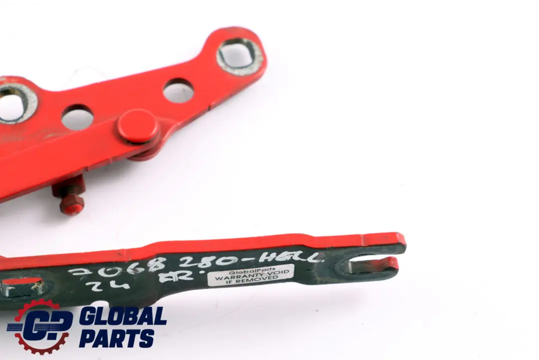 Front Right O/S Engine Bonnet Hinge Hellrot 7016172 to BMW Z4 Series E85 E86 with Part number 7068280 BMW Z4 Series E85 E86 Front Right O/S Engine Bonnet Hinge Hellrot 7016172 - SKU 7068280-HELL - Part number 7068280