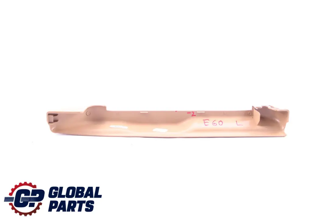 BMW 5 series E60 E61 Finisher Upper Rail Trim Cover Left N/S Beige - SKU 7068501-2 - Part number 7068501