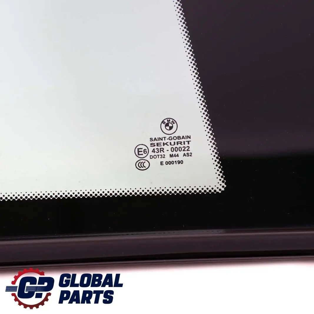 Porta Posteriore Destra Vetro Laterale Verde AS2 per BMW E63 con numero di parte 7069222 BMW E63 Porta Posteriore Destra Vetro Laterale Verde AS2 - SKU 7069222-1 - Numero di parte 7069222