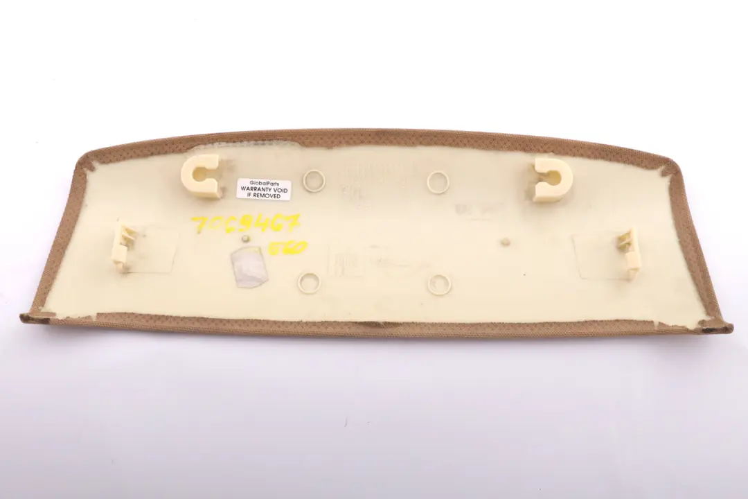 BMW E60 Ventana Tapa De Freno Panel De Luz De Freno Techo Beige 52107010 - SKU 7069467 - Número de pieza 7069467