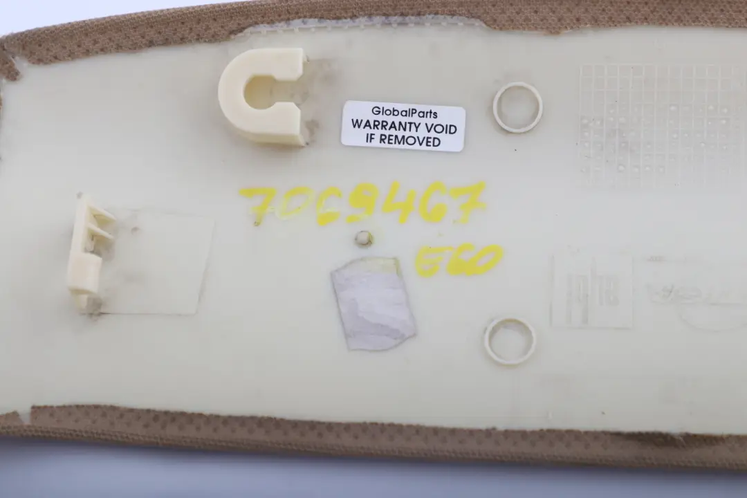 BMW E60 Ventana Tapa De Freno Panel De Luz De Freno Techo Beige 52107010 - SKU 7069467 - Número de pieza 7069467