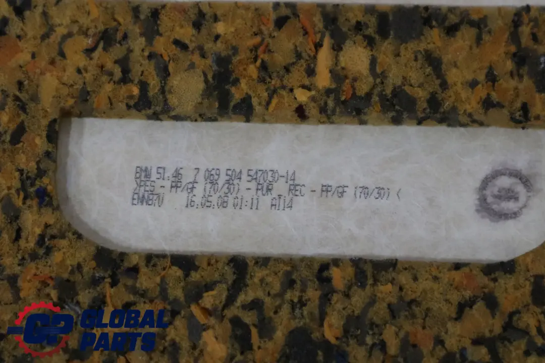 Window Shelf Panel Trim Beige to BMW 5 Series E60 Rear with Part number 7069504 BMW 5 Series E60 Rear Window Shelf Panel Trim Beige - SKU 7069504 - Part number 7069504