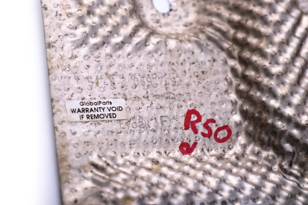 W17 Turbo Charger Heat Shield Insulation to BMW Mini Cooper One D R50 with Part number 7069749 BMW Mini Cooper One D R50 W17 Turbo Charger Heat Shield Insulation - SKU 7069749 - Part number 7069749