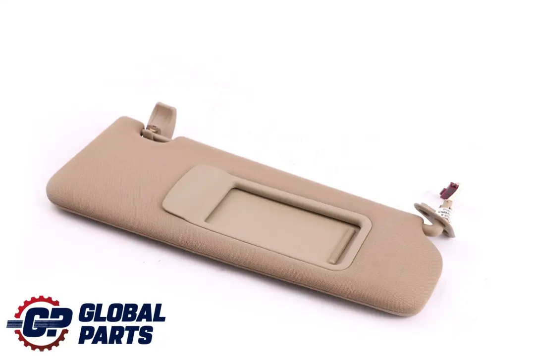 BMW 5 Series 2 E60 E61 Right O/S Illuminated Sun Visor Mirror Beige - SKU 7069754-2 - Part number 7069754