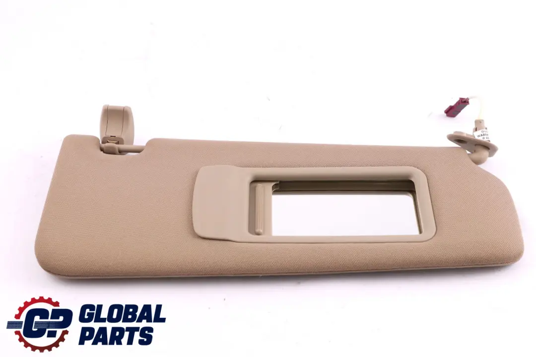 BMW 5 Series 2 E60 E61 Right O/S Illuminated Sun Visor Mirror Beige - SKU 7069754-2 - Part number 7069754