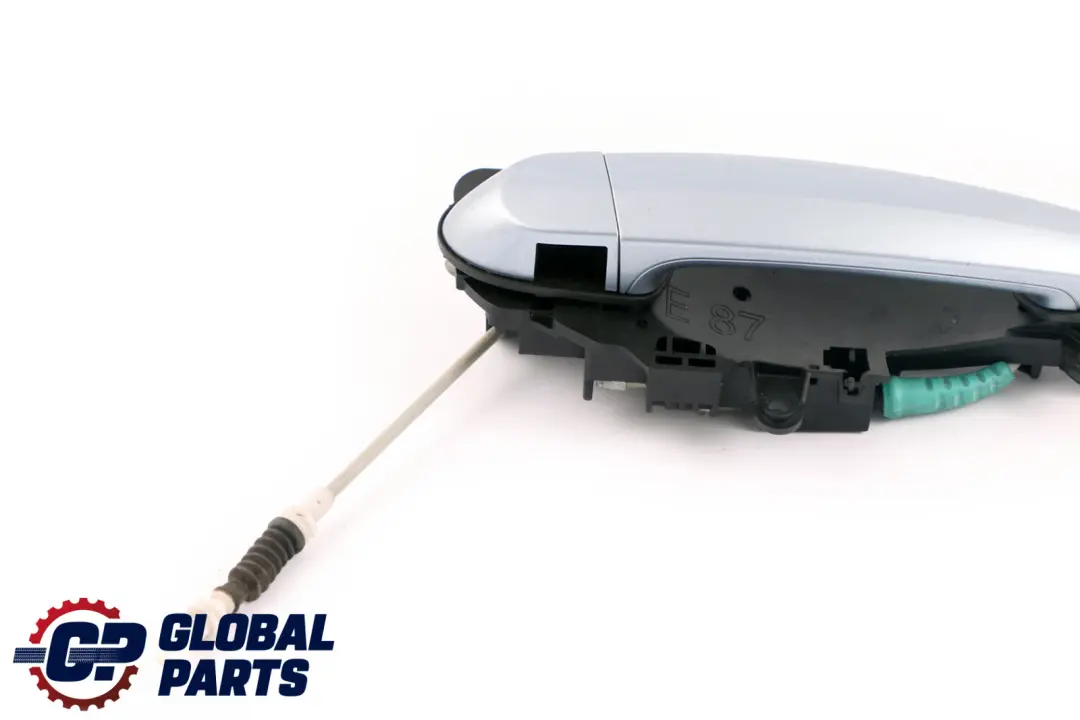 BMW 1 Series E87 Complete Rear Right O/S Grab Door Handle Bluewater Blue Water - SKU 7069759-BW - Part number 7069759