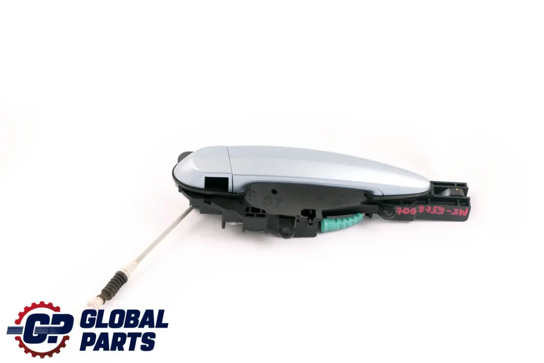 Complete Rear Right O/S Grab Door Handle Bluewater Blue Water to BMW 1 Series E87 with Part number 7069759 BMW 1 Series E87 Complete Rear Right O/S Grab Door Handle Bluewater Blue Water - SKU 7069759-BW - Part number 7069759