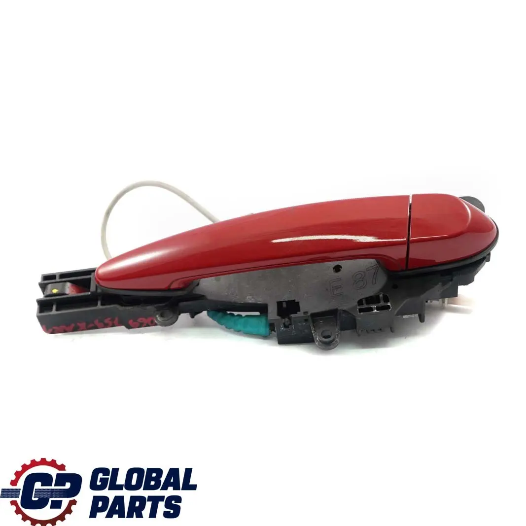 BMW 1 Series 1 E87 Complete Rear Left Grab Handle N/S Karmesinrot Crimson Red - SKU 7069759-KAR1 - Part number 7069759