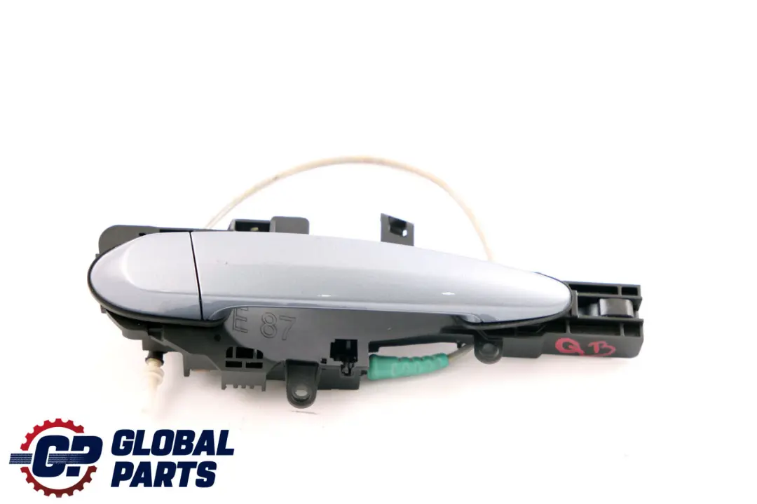 completa trasera derecha Grab manija de la puerta Quarzblau Azul para BMW Serie 1 E87 con número de pieza 7069759 BMW Serie 1 E87 completa trasera derecha Grab manija de la puerta Quarzblau Azul - SKU 7069759-QB - Número de pieza 7069759