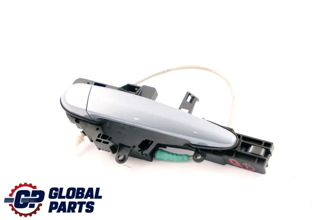 BMW Serie 1 E87 Maniglia posteriore destra completa Quarzblau Blu - SKU 7069759-QB - Numero di parte 7069759