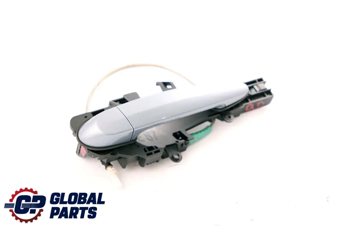 BMW Serie 1 E87 Maniglia posteriore destra completa Quarzblau Blu - SKU 7069759-QB - Numero di parte 7069759