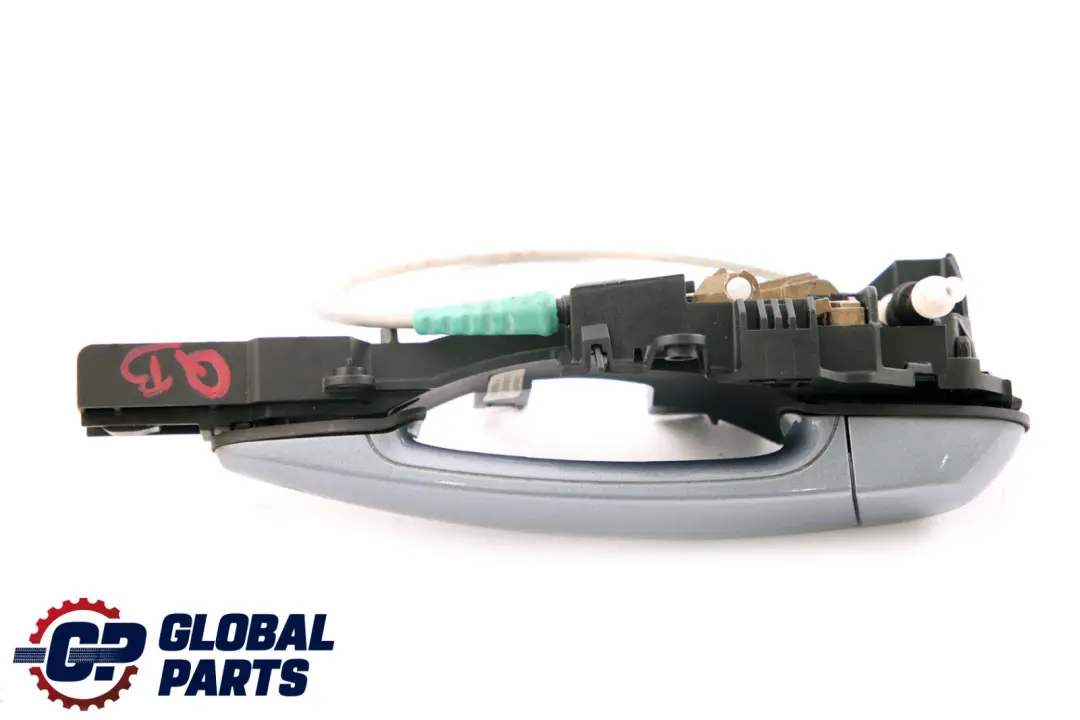 BMW 1 Series E87 Complete Rear Right O/S Grab Door Handle Quarzblau Blue - SKU 7069759-QB - Part number 7069759