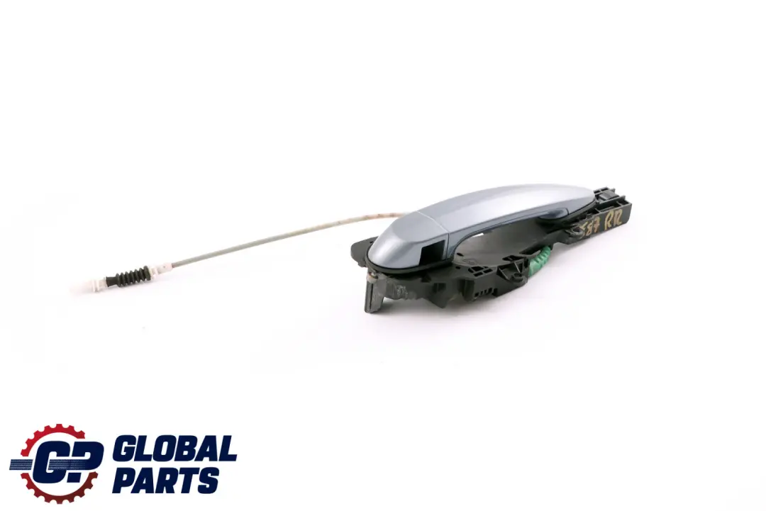 Complete Rear Right O/S Grab Door Handle Quarzblau Blue A18 to BMW 1 Series 1 E87 with Part number 7069759 BMW 1 Series 1 E87 Complete Rear Right O/S Grab Door Handle Quarzblau Blue A18 - SKU 7069759-QB1 - Part number 7069759