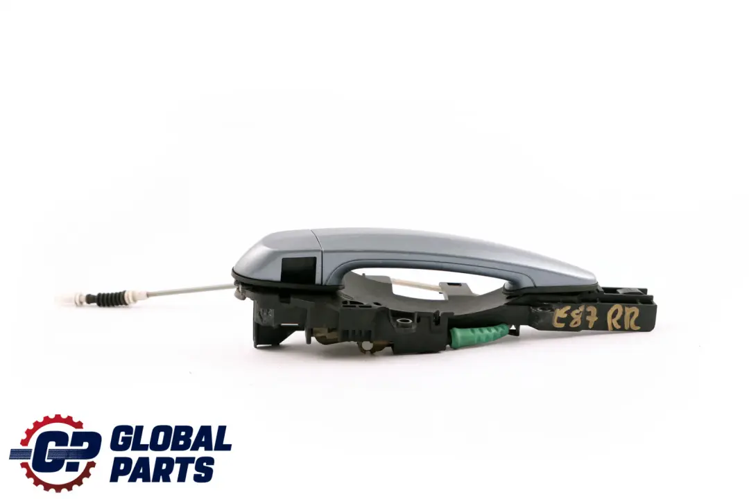 BMW E87 completa trasera derecha O / Grab manija De La puerta Quarzblau Azul A18 - SKU 7069759-QB1 - Número de pieza 7069759