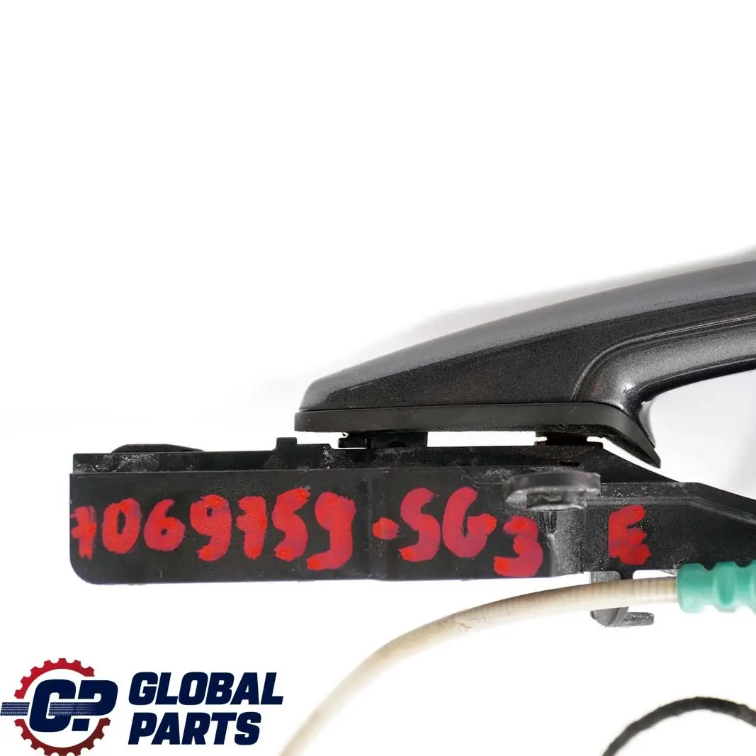 BMW E87 Completo Maniglia Posteriore Sinistra Frizzante Grafite A22 - SKU 7069759-SG3 - Numero di parte 7069759