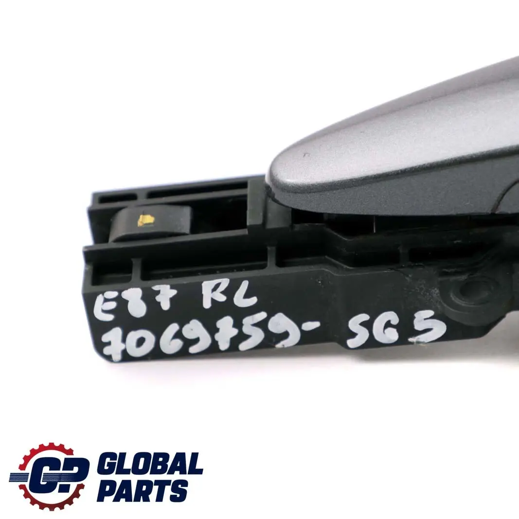 BMW E87 Maniglia Posteriore Sinistra Completa Grafite Scintillante A22 - SKU 7069759-SG5 - Numero di parte 7069759