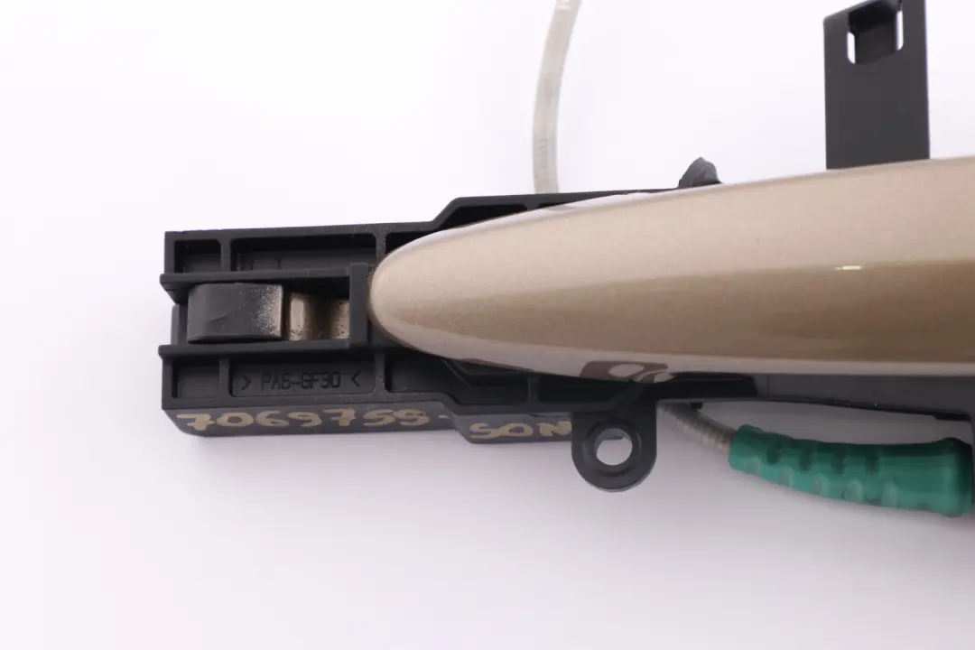 Complete Rear Left Grab Handle N/S Sonora Gold Metallic to BMW 1 Series E87 with Part number 7069759 BMW 1 Series E87 Complete Rear Left Grab Handle N/S Sonora Gold Metallic - SKU 7069759-SON - Part number 7069759