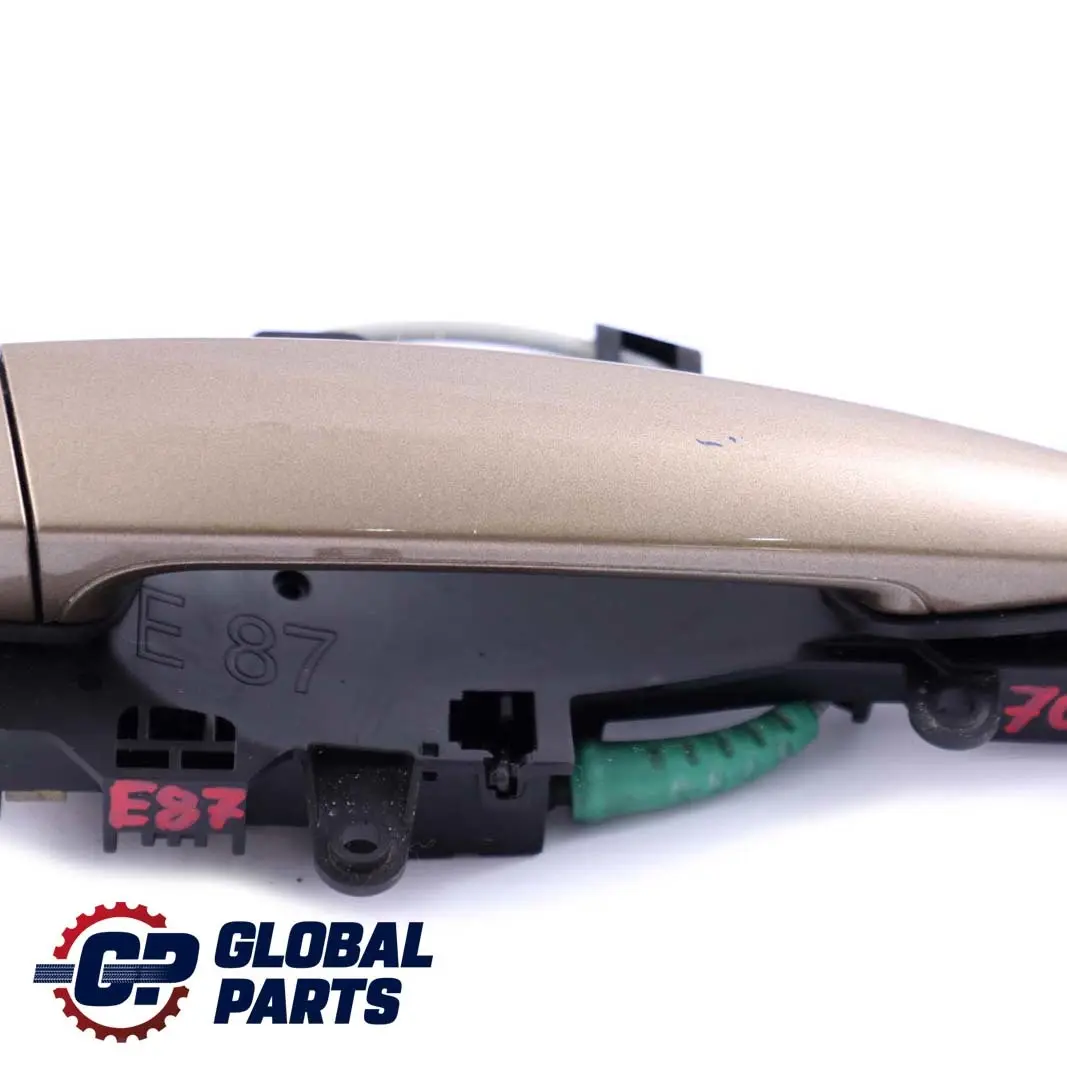 Complete Rear Right O/S Grab Door Handle Sonora Metallic A23 to BMW 1 Series E87 with Part number 7069759 BMW 1 Series E87 Complete Rear Right O/S Grab Door Handle Sonora Metallic A23 - SKU 7069759-SON1 - Part number 7069759