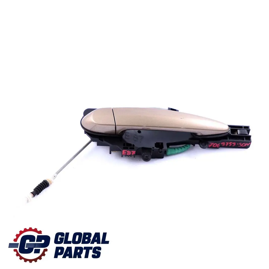 Complete Rear Right O/S Grab Door Handle Sonora Metallic A23 to BMW 1 Series E87 with Part number 7069759 BMW 1 Series E87 Complete Rear Right O/S Grab Door Handle Sonora Metallic A23 - SKU 7069759-SON1 - Part number 7069759