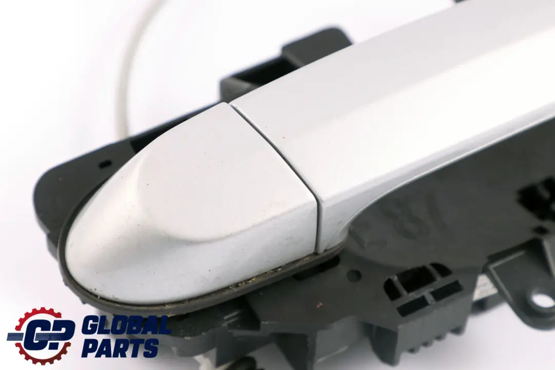 BMW 1 Series E87 Complete Rear Right O/S Grab Door Handle Titansilber Silver - SKU 7069759-TS - Part number 7069759
