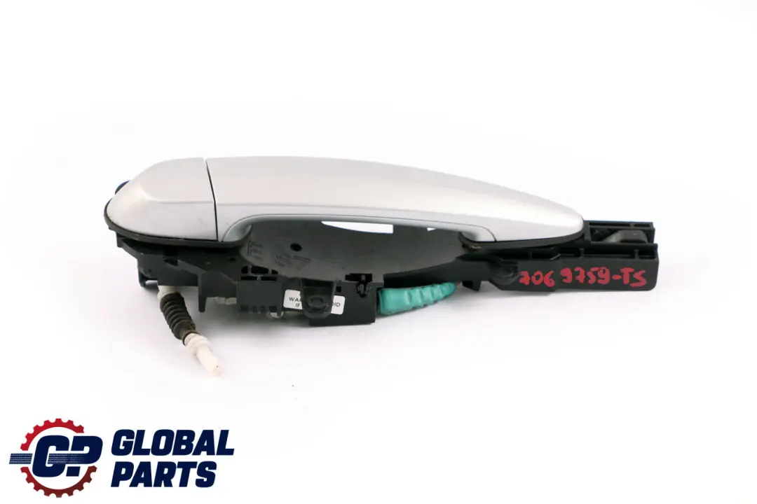 BMW 1 Series E87 Complete Rear Right O/S Grab Door Handle Titansilber Silver - SKU 7069759-TS - Part number 7069759